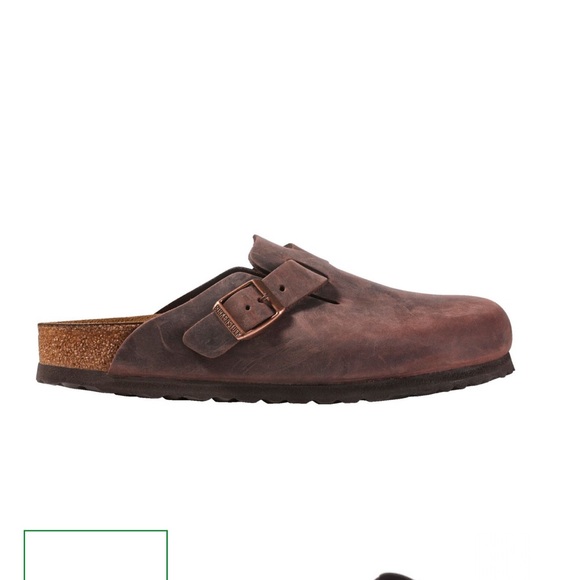 Like new Women's Birkenstock Boston Clogs, Oiled Leather Soft Footbed - Picture 4 of 8